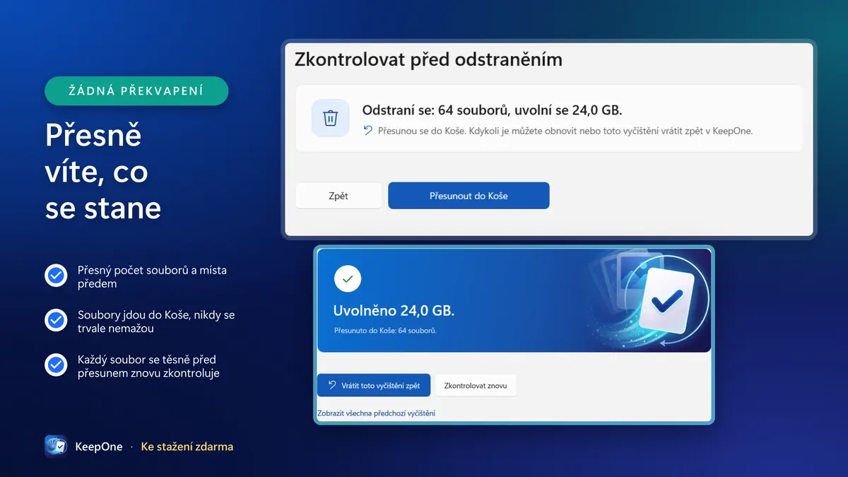 Přesně víte, co se stane, než se cokoli přesune