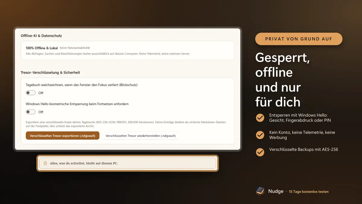 Gesperrt, offline und nur für dich
