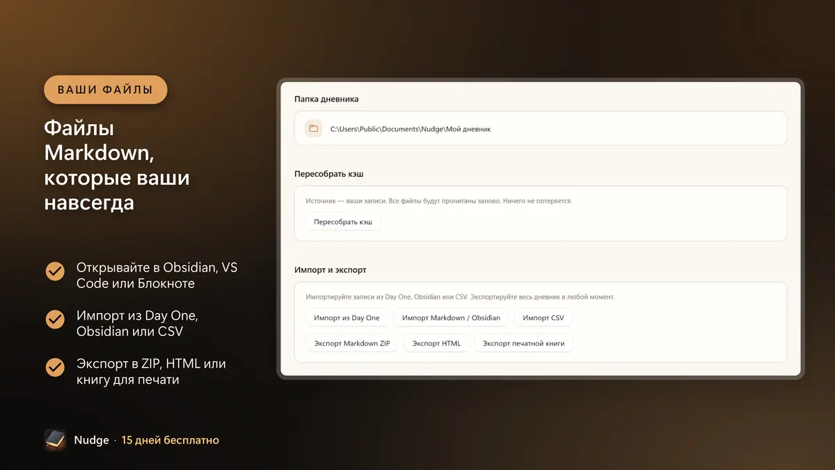 Файлы Markdown, которые ваши навсегда