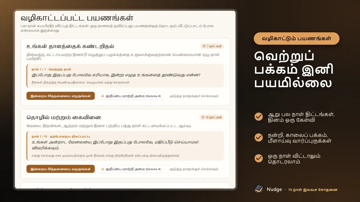 வெற்றுப் பக்கம் இனி பயமில்லை