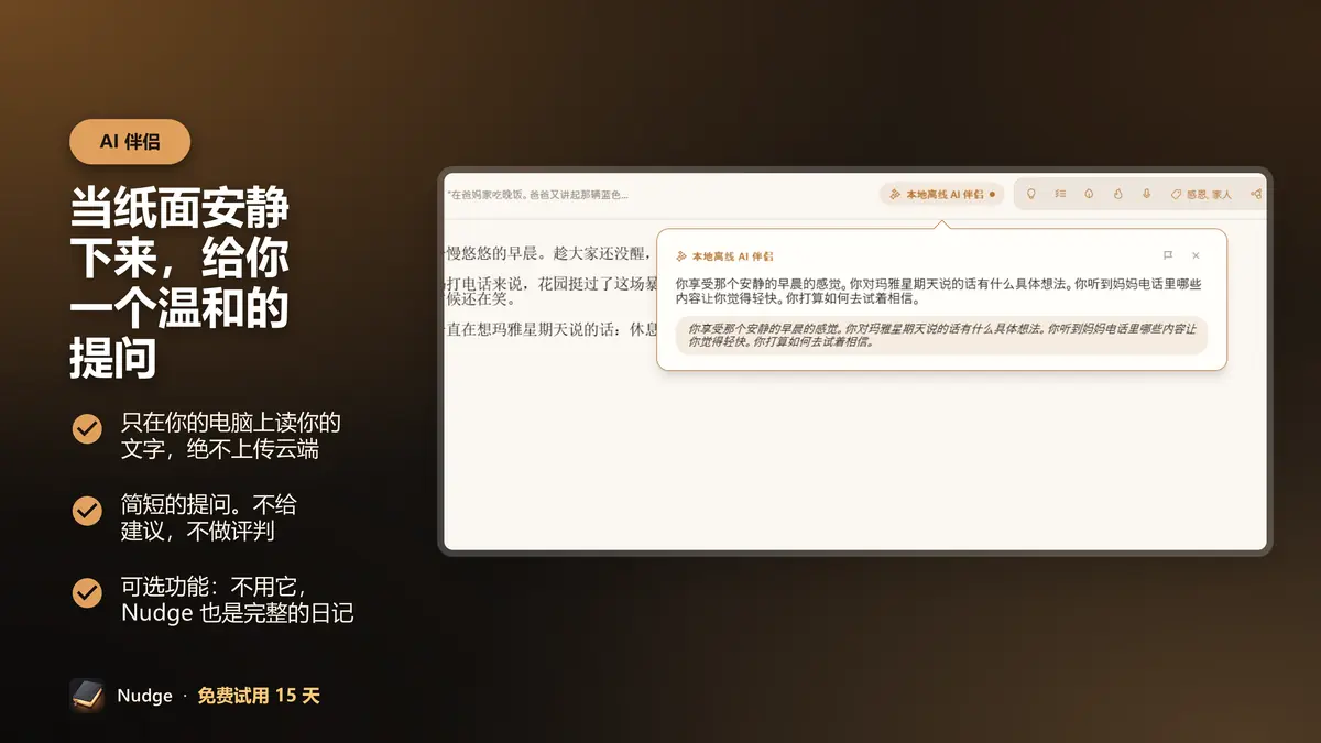 当纸面安静下来，给你一个温和的提问