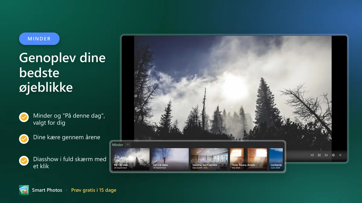Genoplev dine bedste øjeblikke med Minder og "På denne dag"