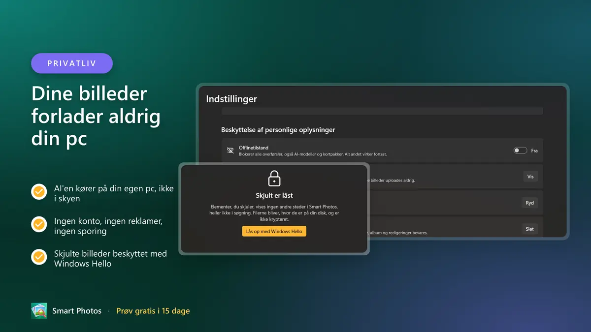 Privat fra bunden: ingen konto, ingen sky, ingen sporing