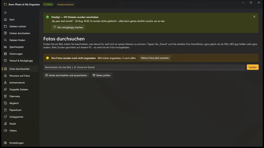 Fotos nach ihrem Inhalt suchen
