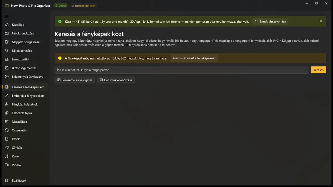 Keress fényképeket aszerint, mi van rajtuk