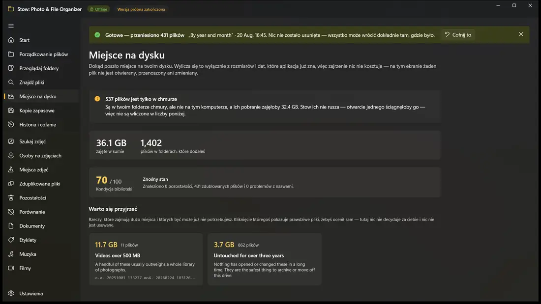 Zobacz, co zajmuje miejsce